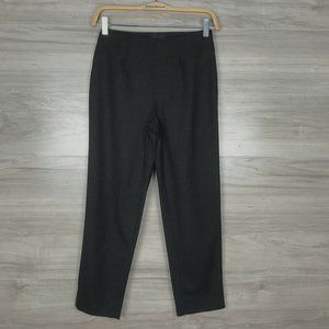 Piazza Sempione Women's Gray Audrey Wool Trousers Cropped Pants Size 2 IT 38